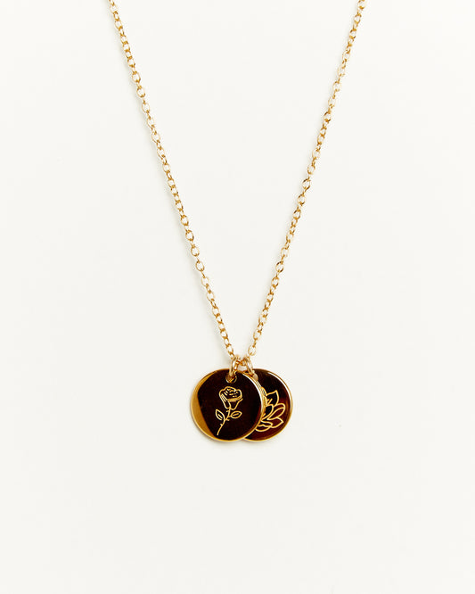 BIRTH FLOWER STACKER • Necklace