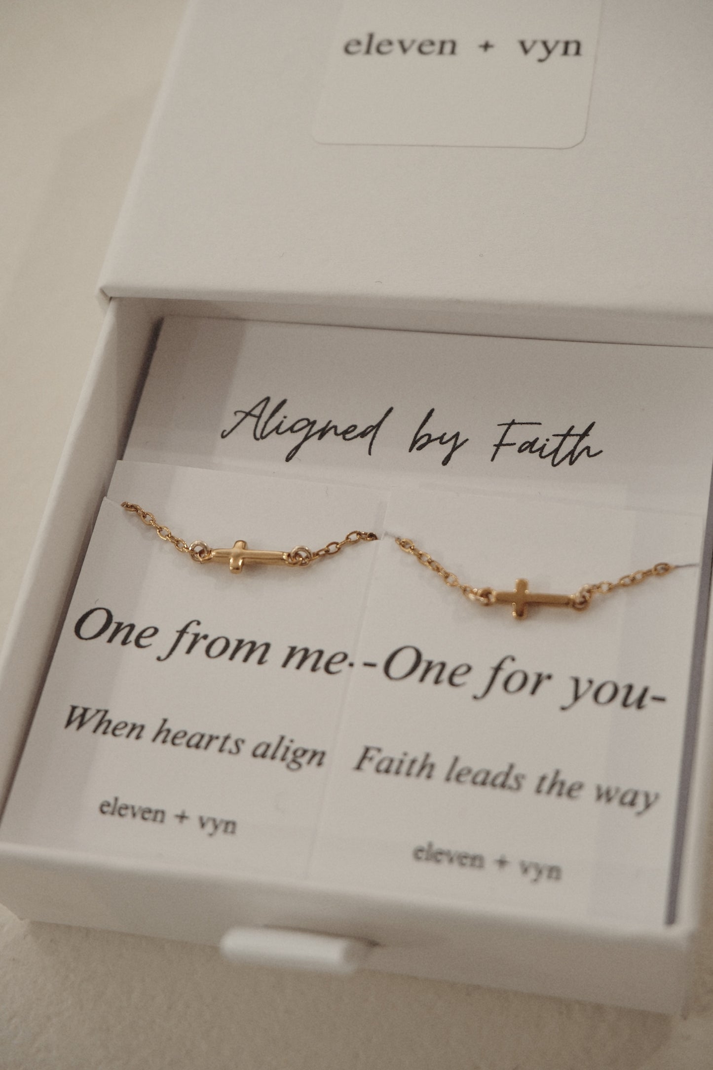 Aligned by Faith Bracelet Set- Buy one, gift one