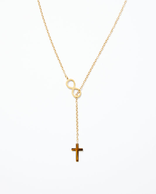 Infinity Cross Necklace