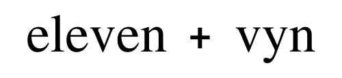 eleven + vyn LLC logo
