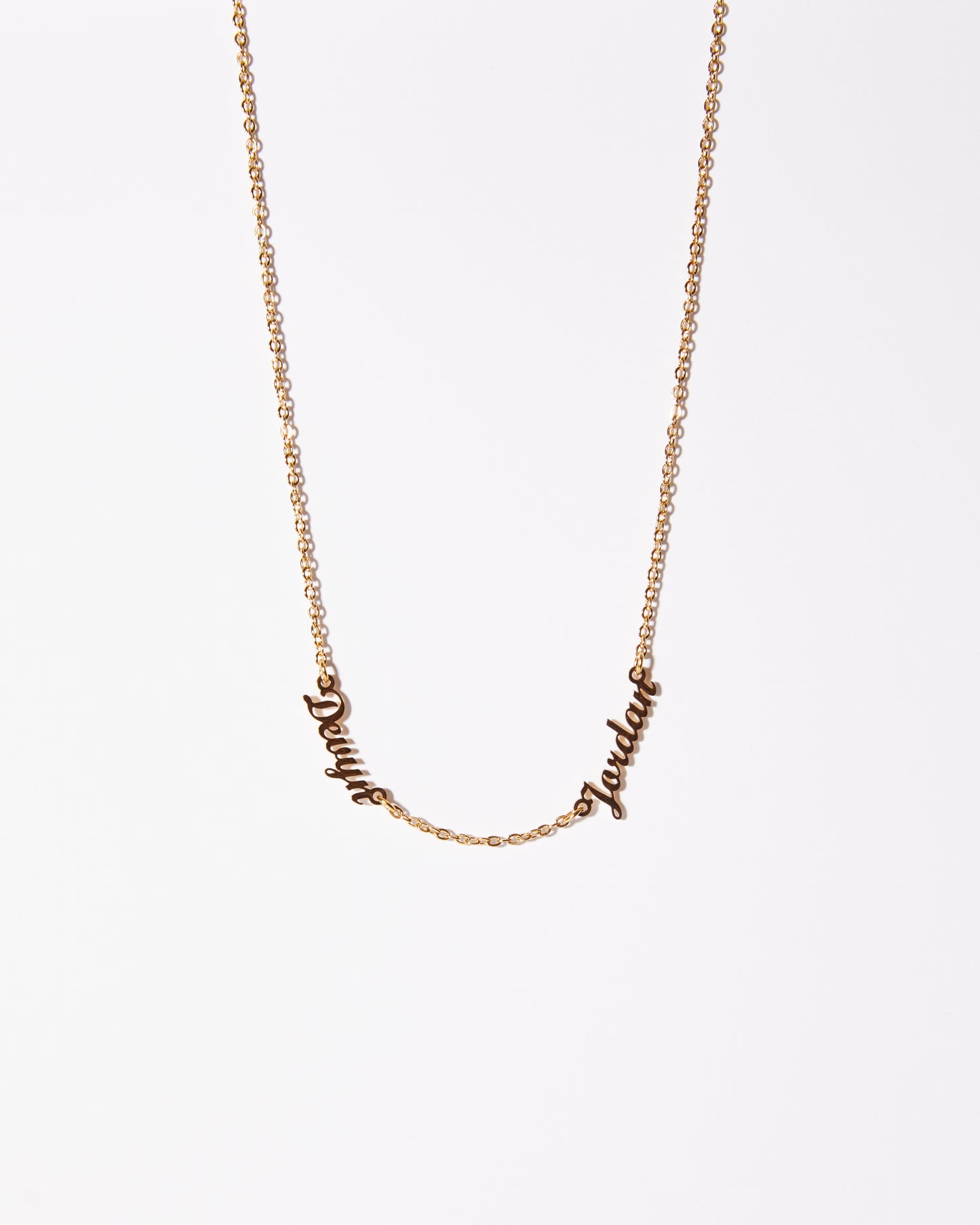 Name necklace- 2 names