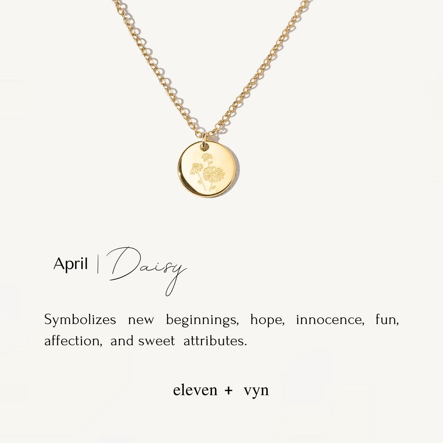 BIRTH FLOWER • Kids Necklace no