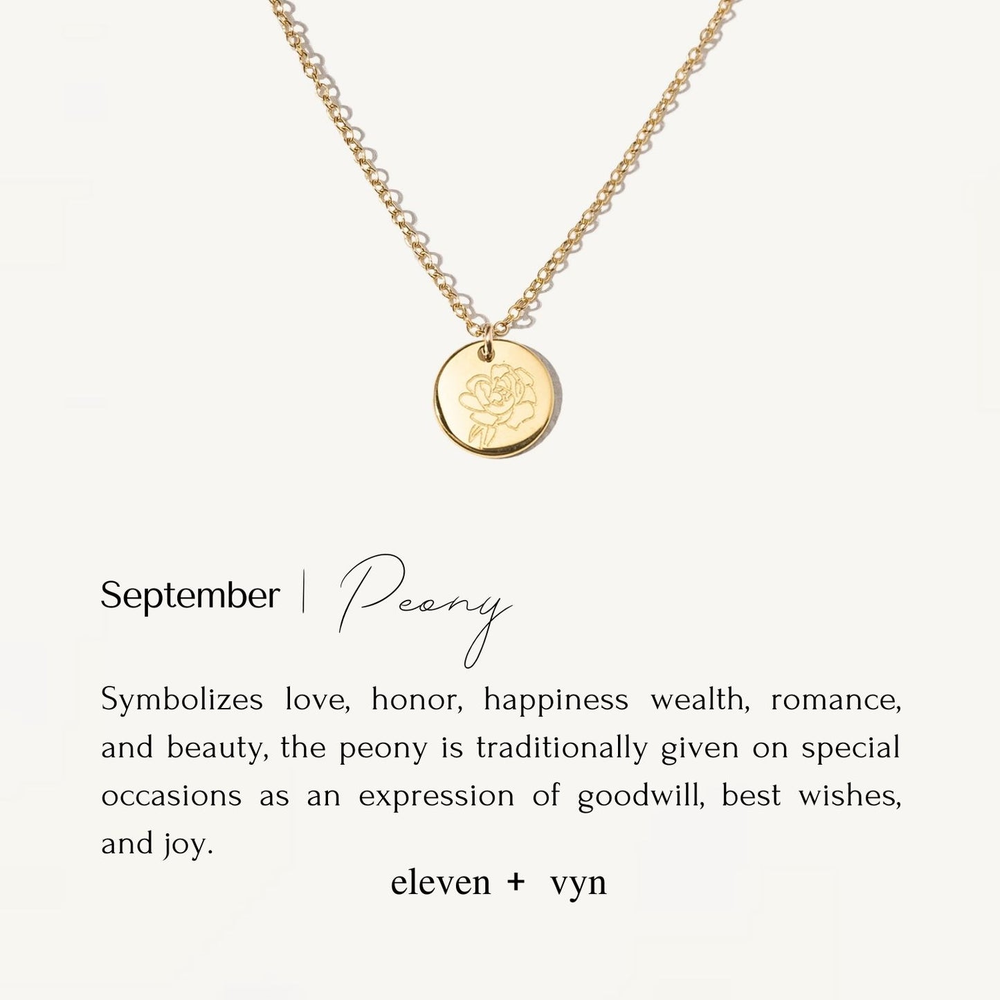 BIRTH FLOWER • Adult Necklace