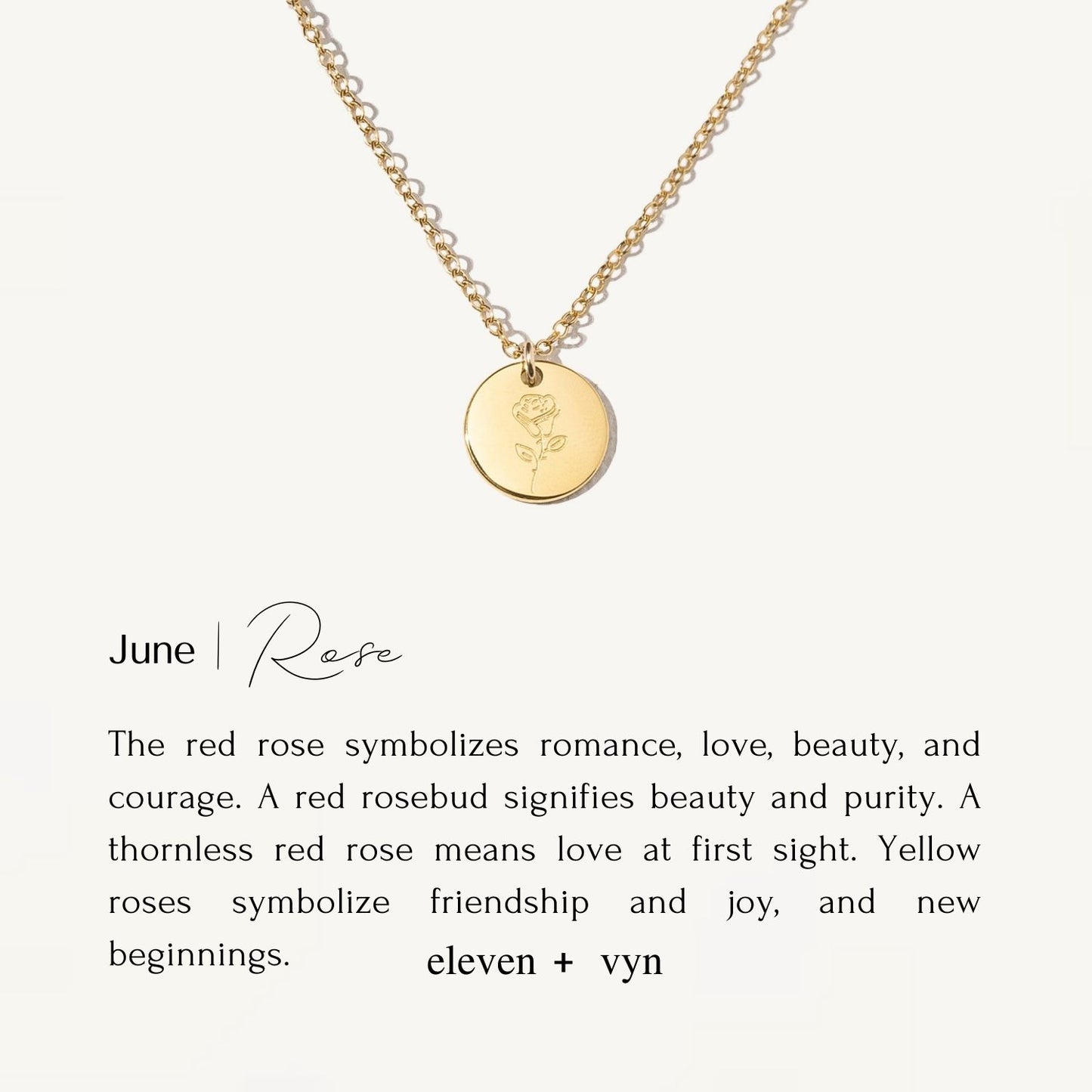BIRTH FLOWER • Adult Necklace
