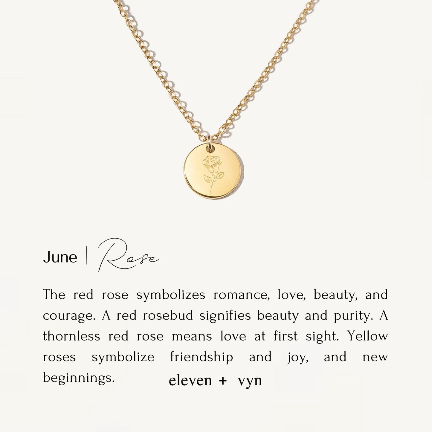 BIRTH FLOWER • Kids Necklace no