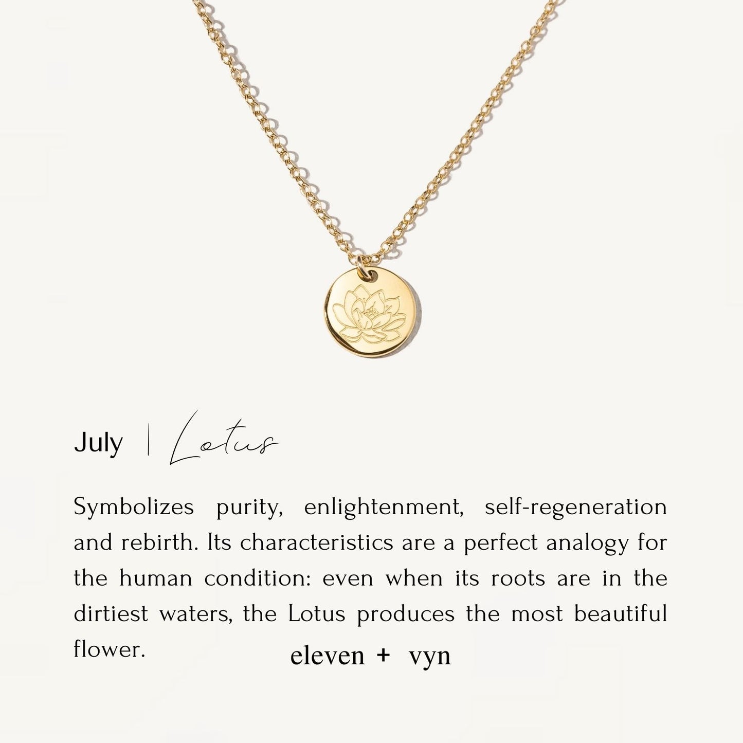 BIRTH FLOWER • Adult Necklace