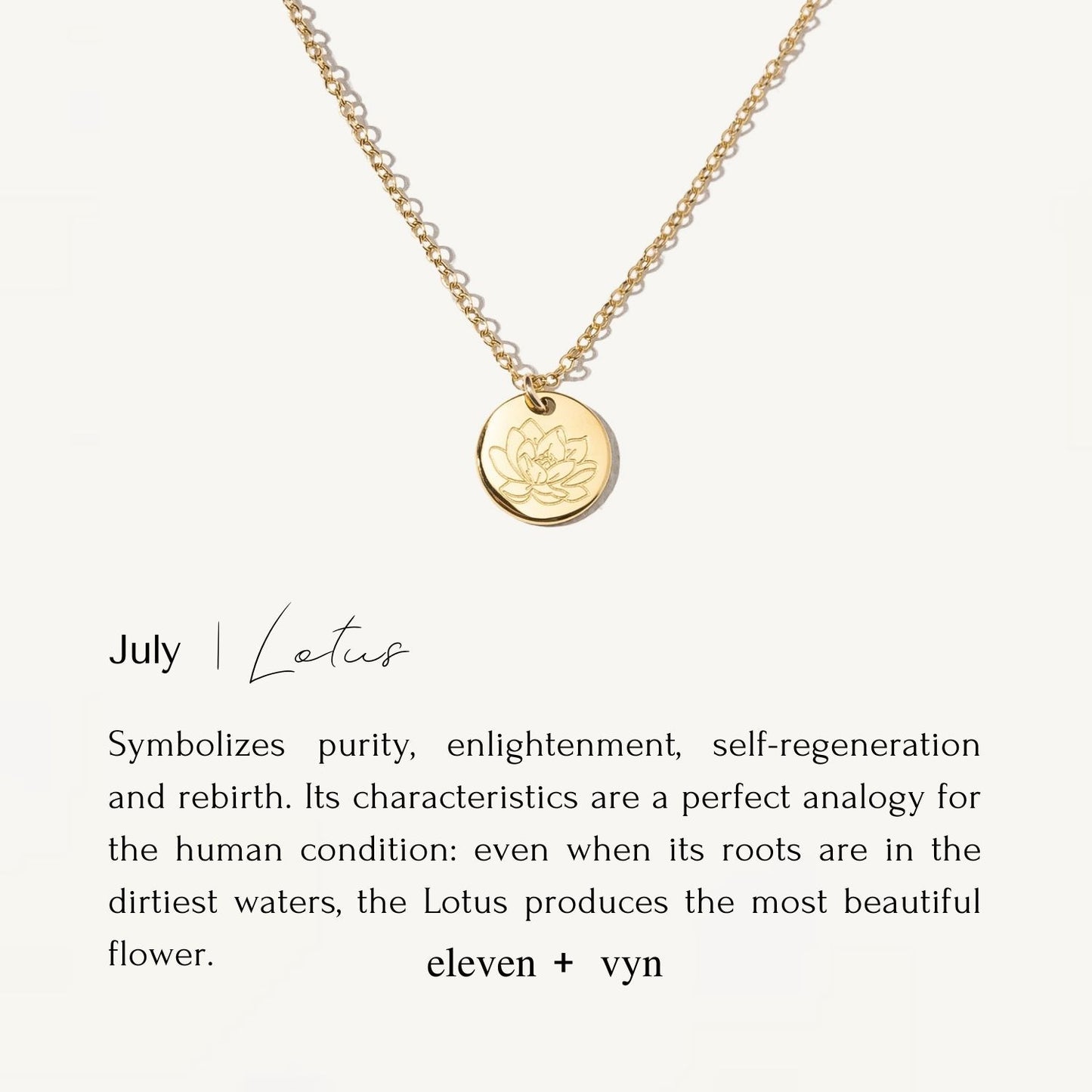 BIRTH FLOWER • Kids Necklace no