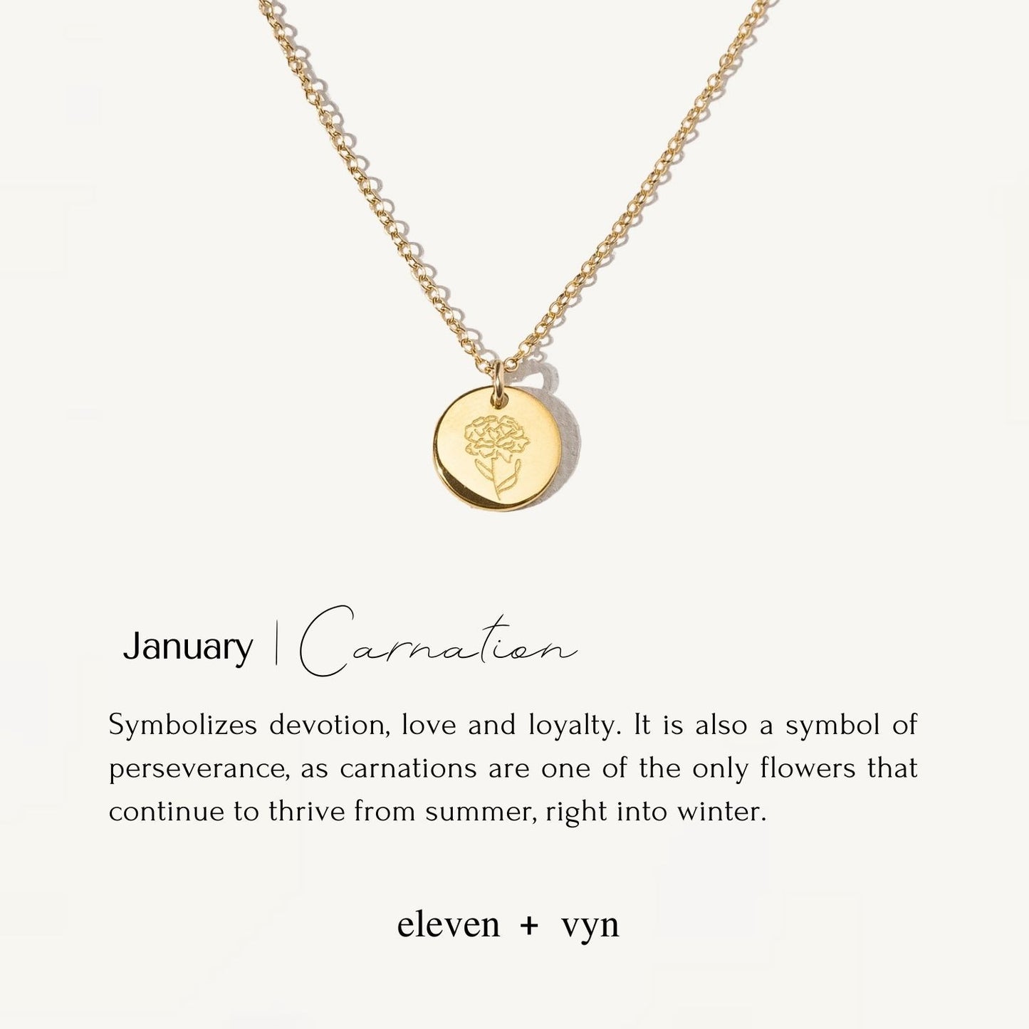 BIRTH FLOWER • Kids Necklace no