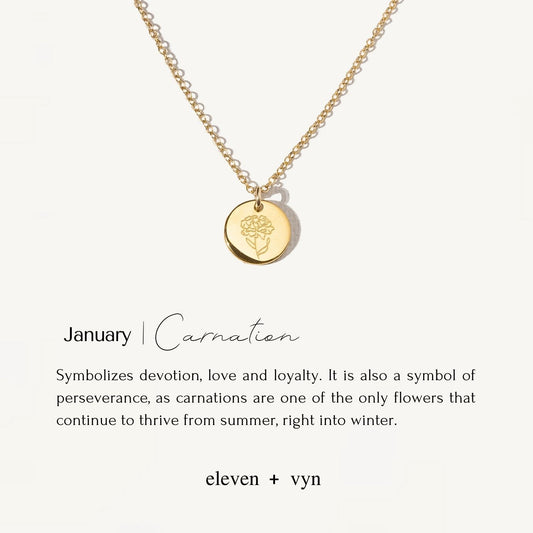 BIRTH FLOWER • Kids Necklace no