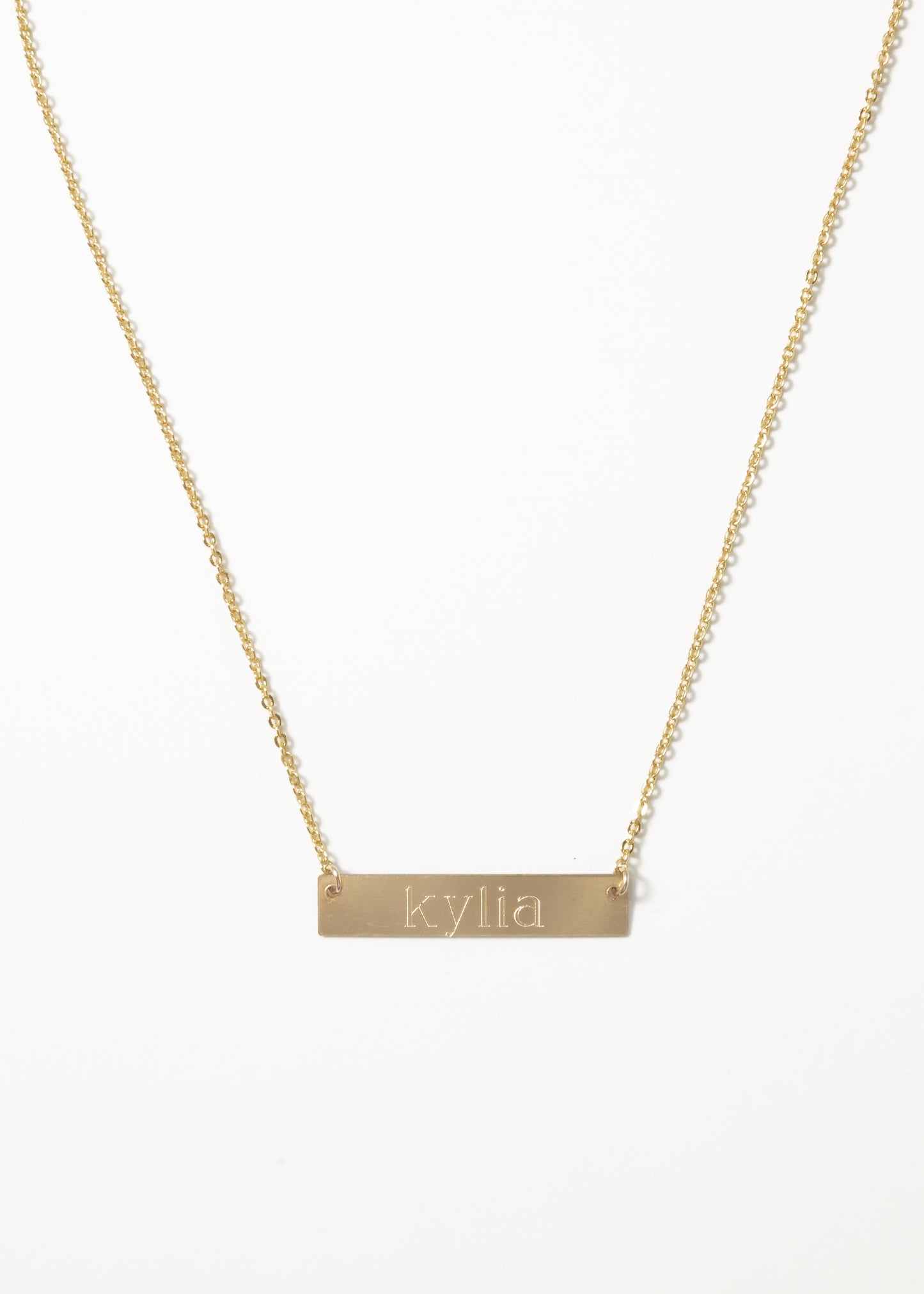 Bar Necklace • Engravable