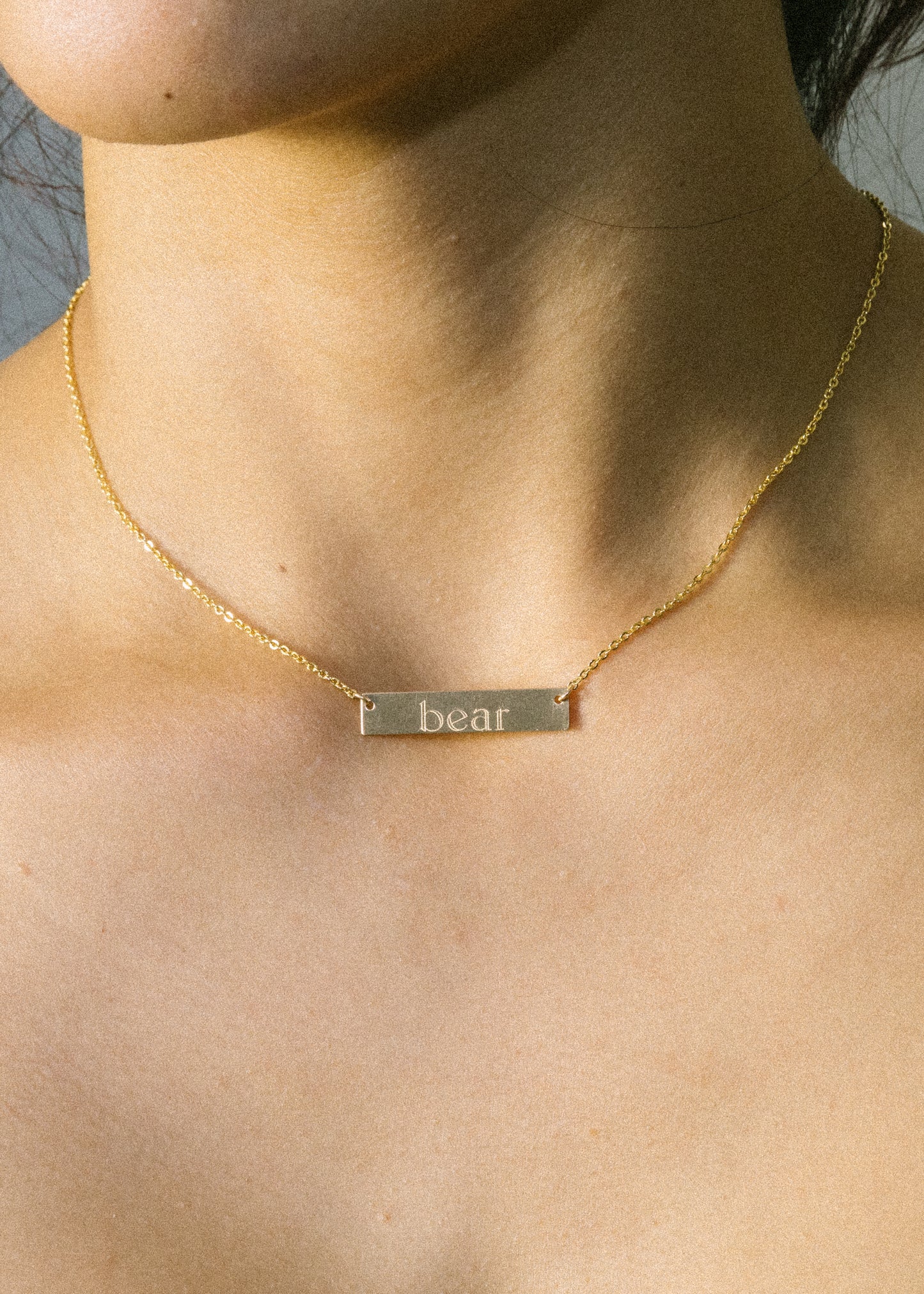Bar Necklace • Engravable