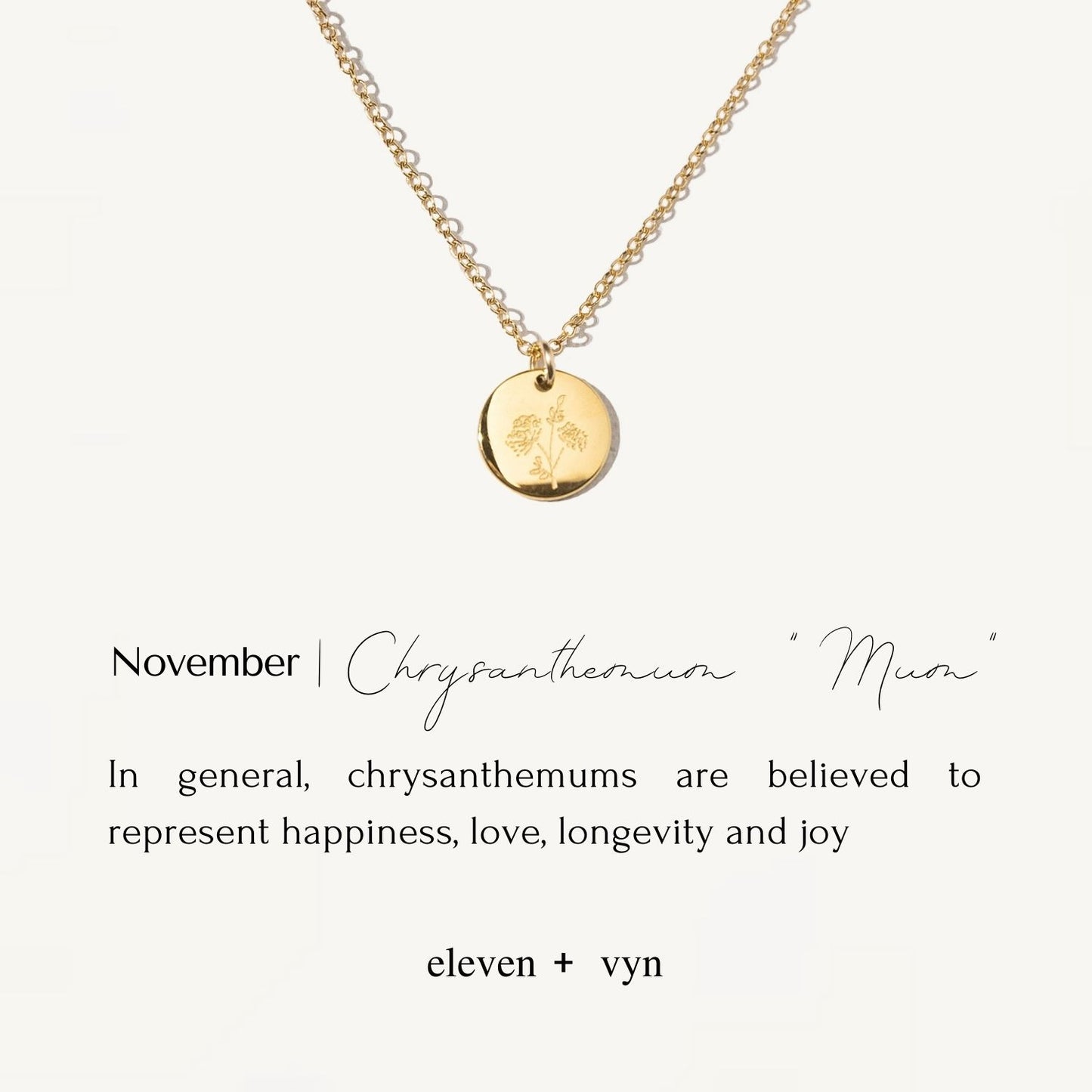 BIRTH FLOWER • Kids Necklace no
