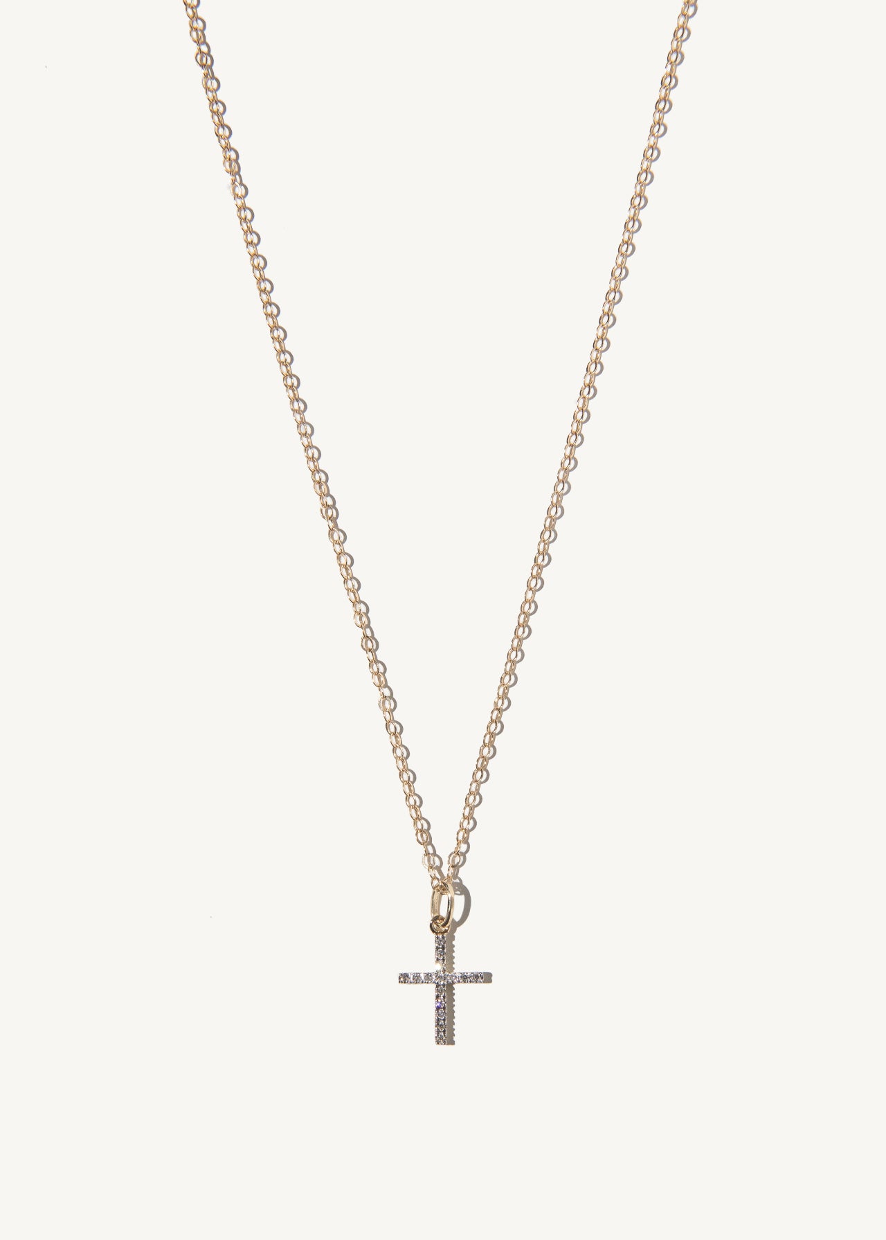 Diamond Faith Cross Necklace