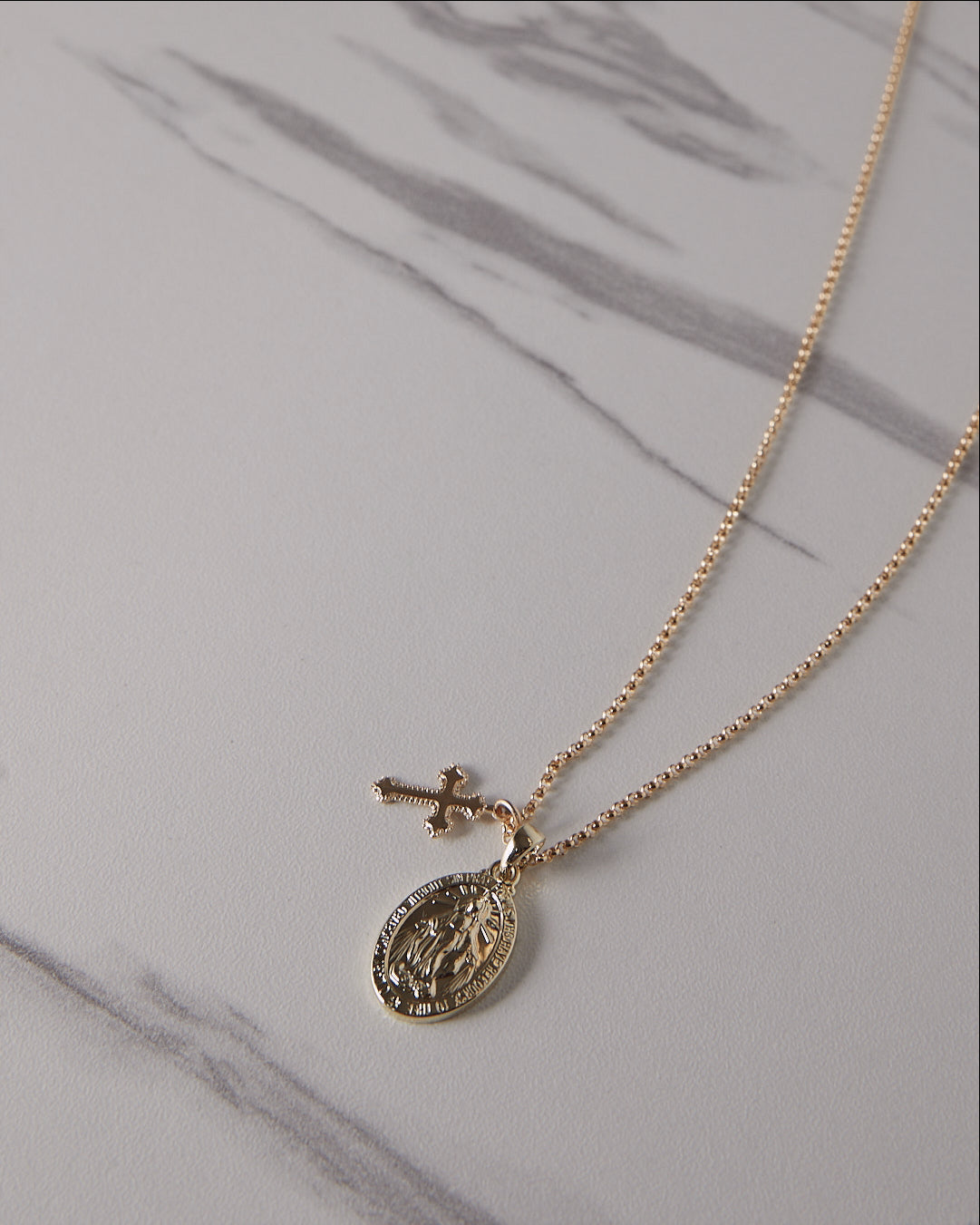 Faith combo necklace