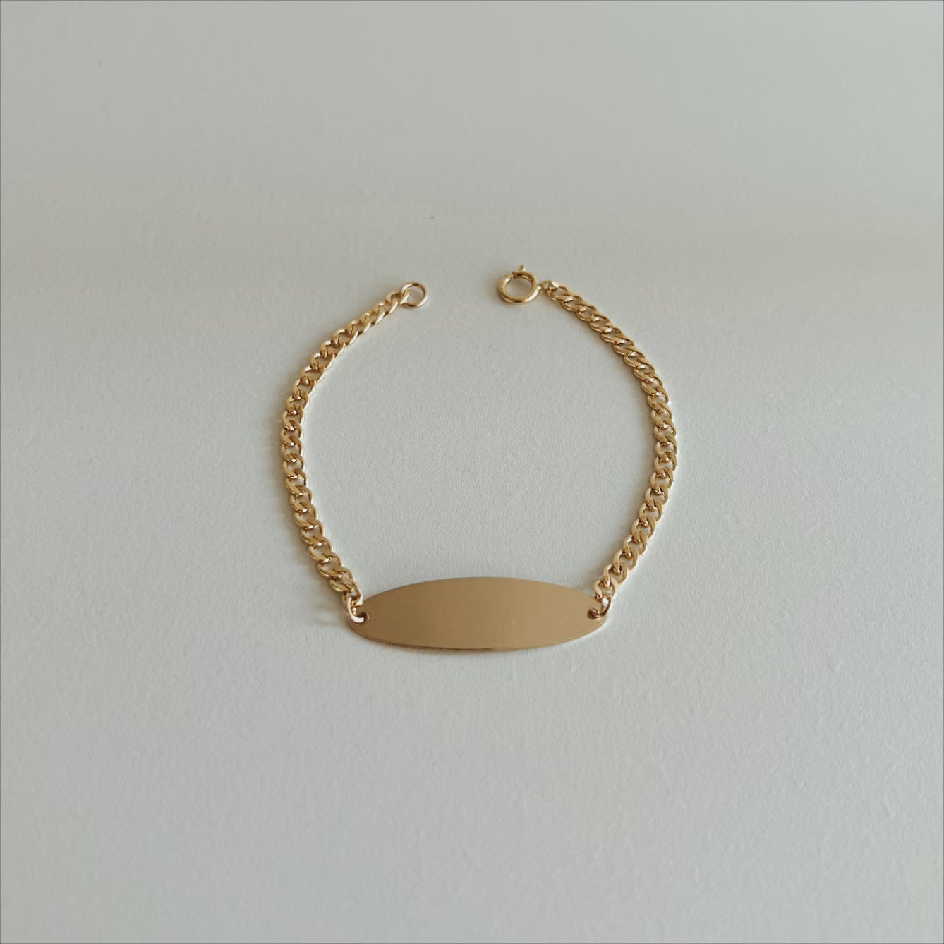 Oval ID Bracelet • Engravable