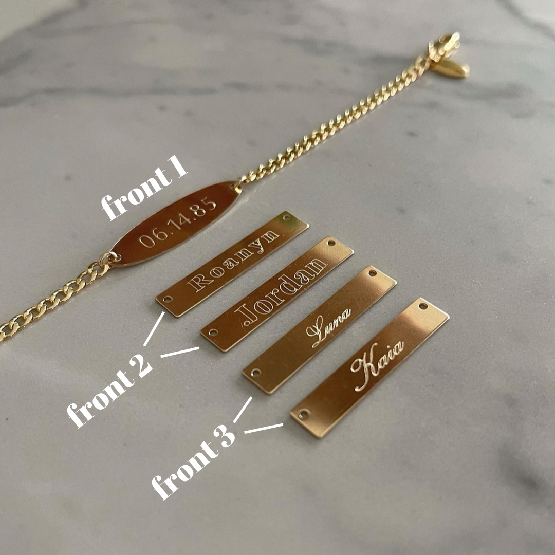 Oval ID Bracelet • Engravable