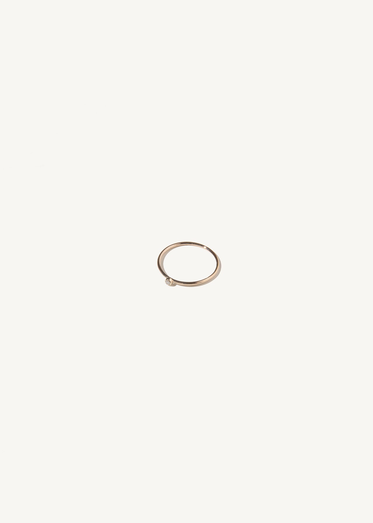 CZ Stacker Ring • 14k Solid