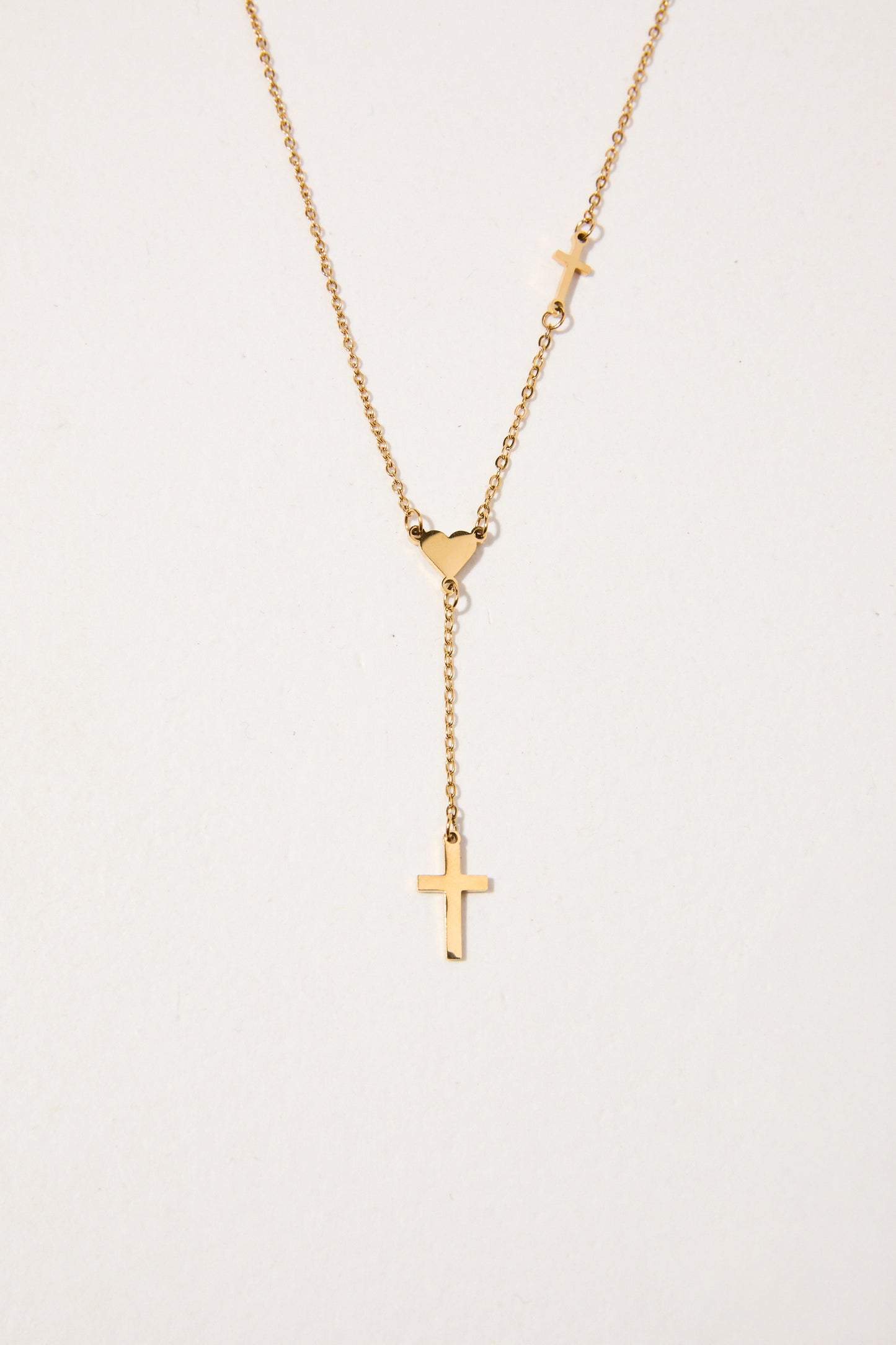 Love Leads Cross Lariat - pre order ready on 12/19/2025