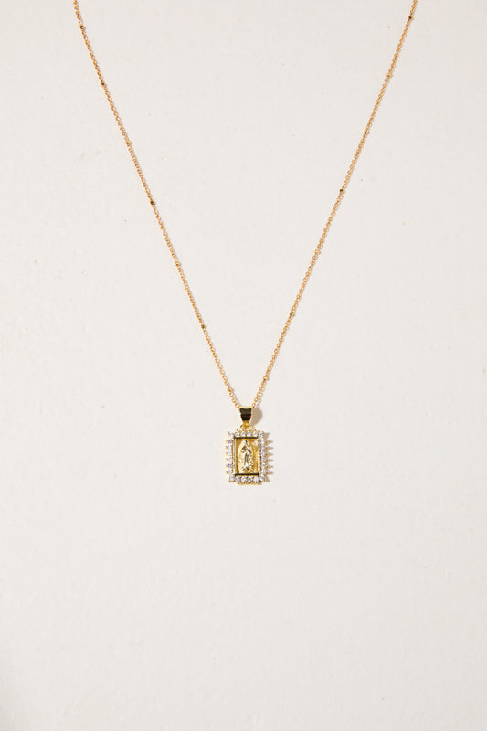 Saved By Grace – Mother Mary Necklace