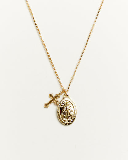 Faith combo necklace