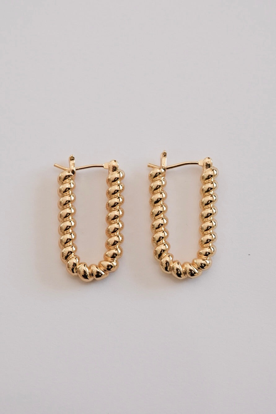 Amber earrings