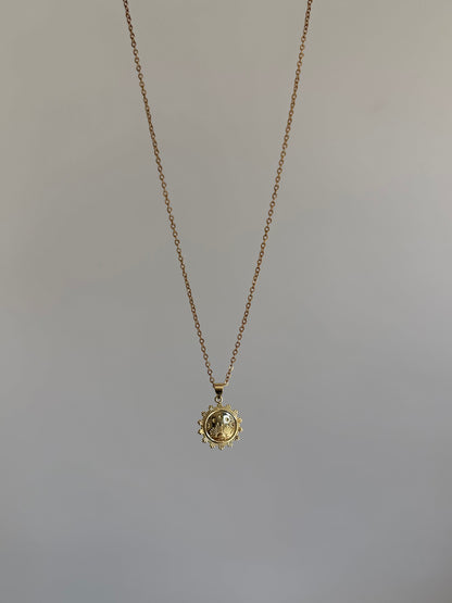 golden sun necklace