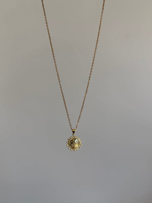 golden sun necklace