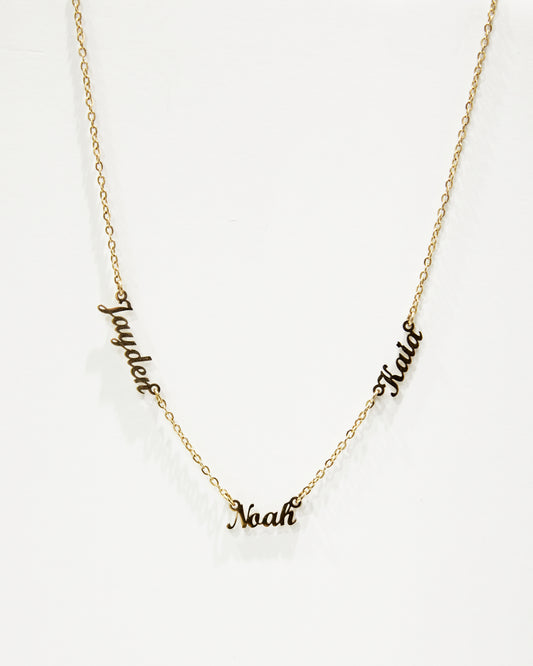 Name necklace - 3 names