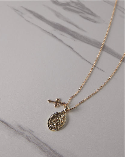 Faith combo necklace