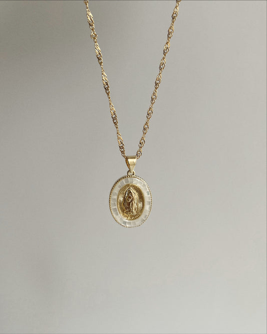 our lady necklace