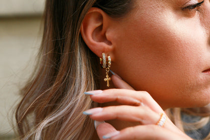 Pinay cz earrings